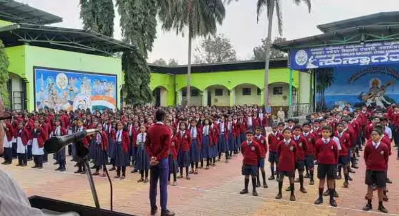 Morning Assembly in Full Session